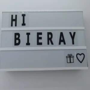 cinema box marquee light personlized A4 of bieray